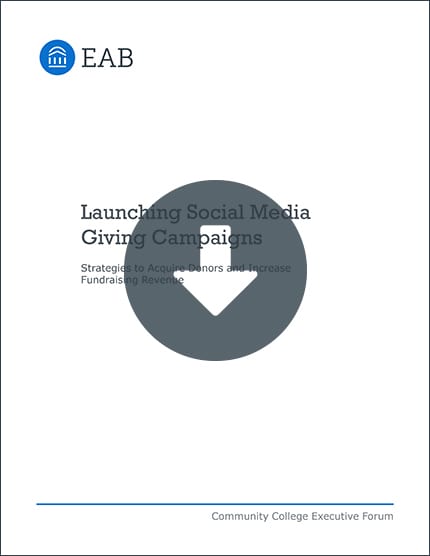 Launching Social Media Giving Campaigns