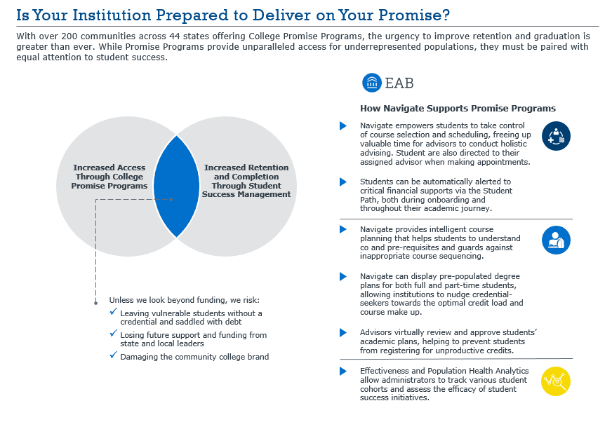 How Navigate Can Support Your College's Promise Program