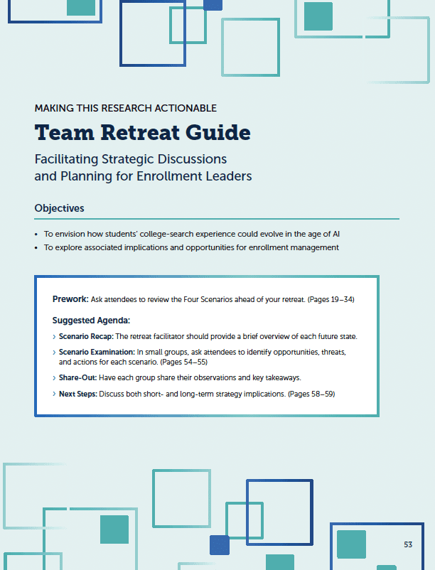 Cover page of the Team Retreat Guide.