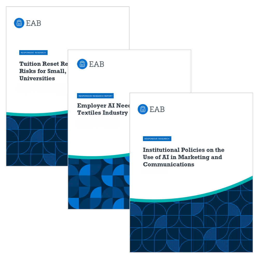 Three Responsive Research report covers