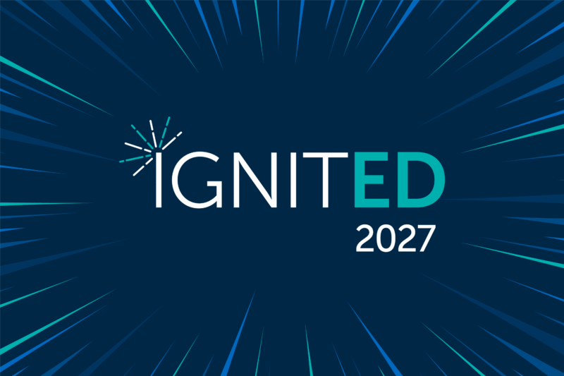 IgnitED 2027 logo