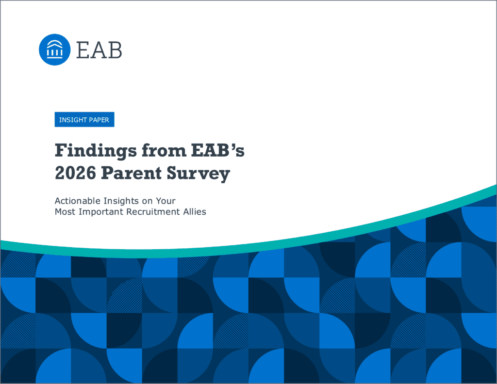 Findings from EAB’s 2026 Parent Survey