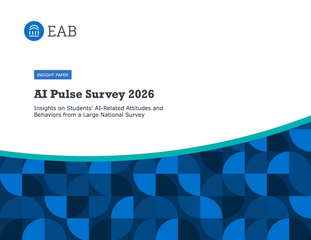 A Report on EAB’s 2026 AI Pulse Survey