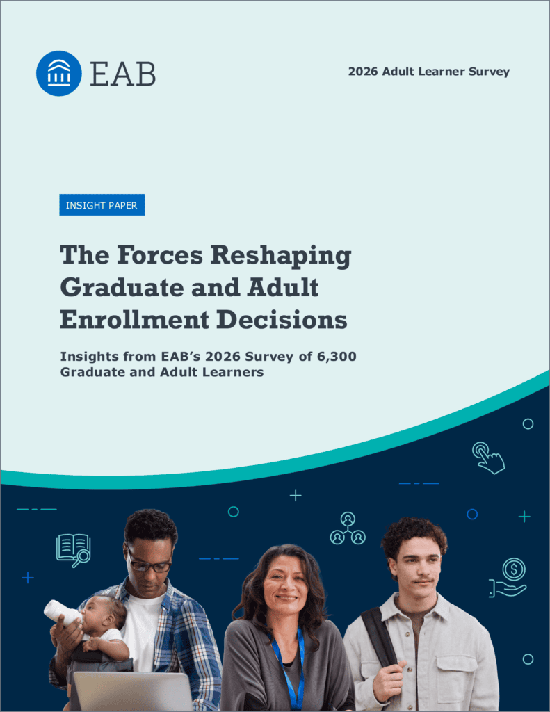 The Forces Reshaping Graduate and Adult Enrollment Decisions